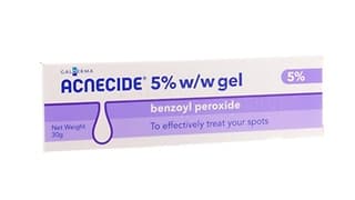 Benzoyl Peroxide gel (generic Acnecide)